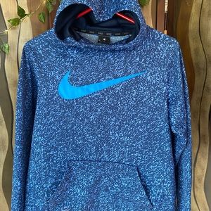Nike Blue Dri-fit Hooded Pullover, size XL